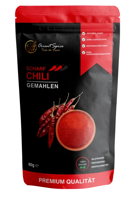 Chili Stufe 2 gemahlen