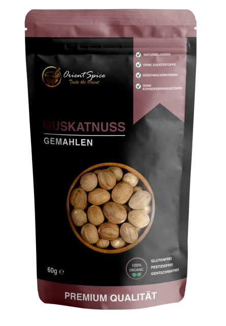 Muskatnuss gemahlen