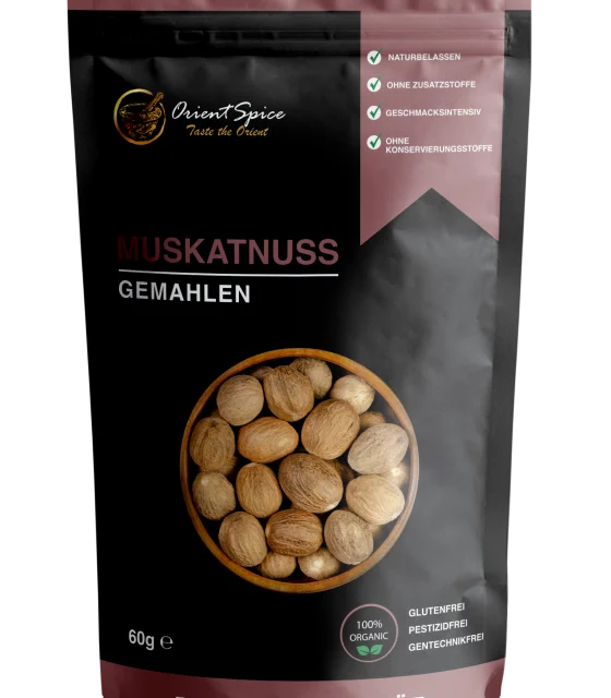 Muskatnuss gemahlen