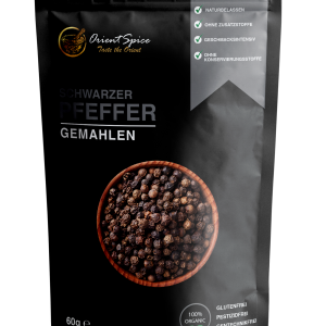 Pfeffer schwarz gemahlen