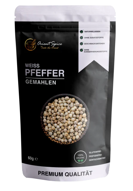 Pfeffer weiß gemahlen