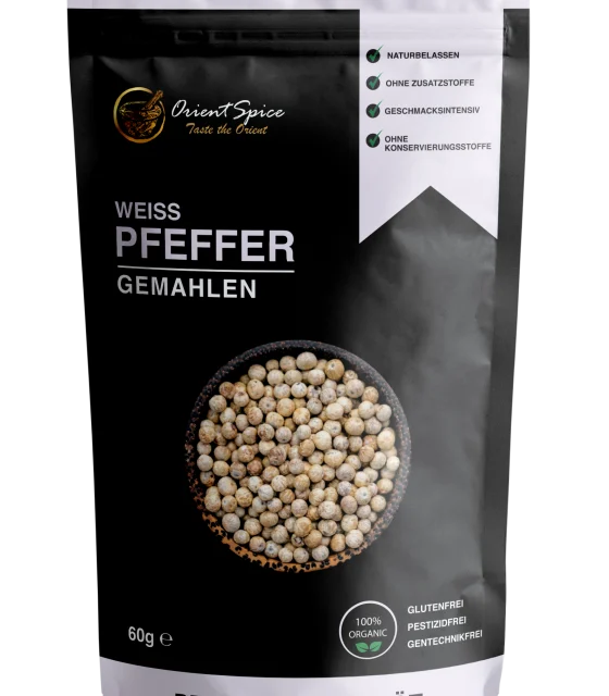 Pfeffer weiß gemahlen