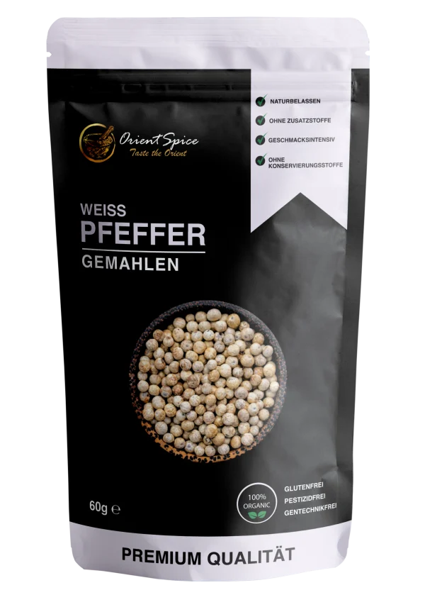 Pfeffer weiß gemahlen